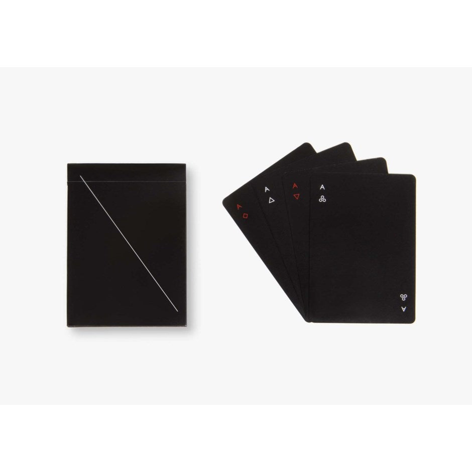 Minim Playing Cards - Black Pink Tartan