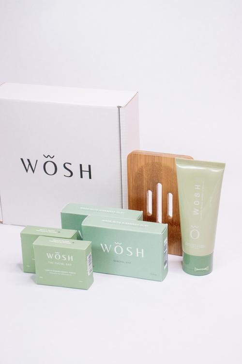 WOSH Love Your Skin's Microbiome Pink Tartan