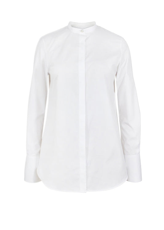 Cutaway Tunic Shirt - White Pink Tartan