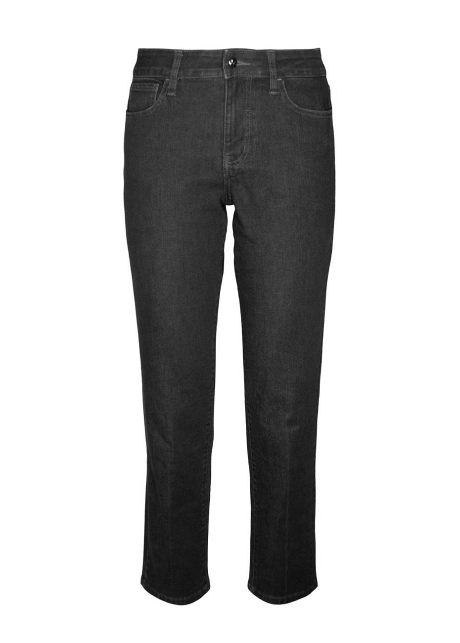 Black denim sales straight leg jeans