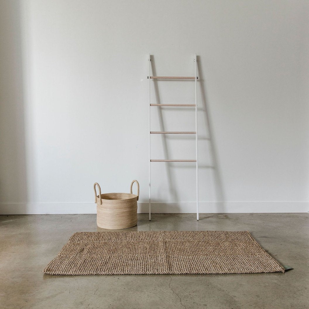 Rug Handwoven Fique 3’x5’ Pink Tartan