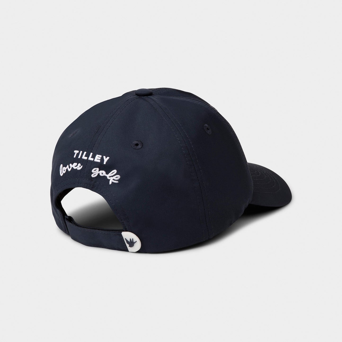 T Logo Golf Cap - Navy Pink Tartan