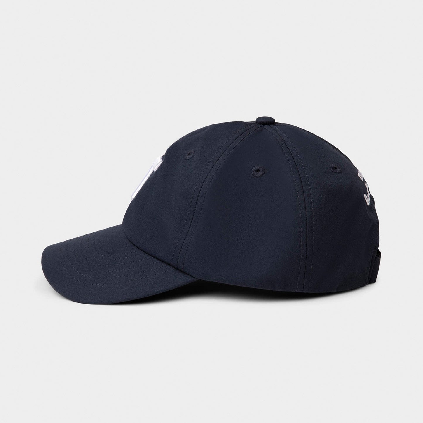 T Logo Golf Cap - Navy Pink Tartan