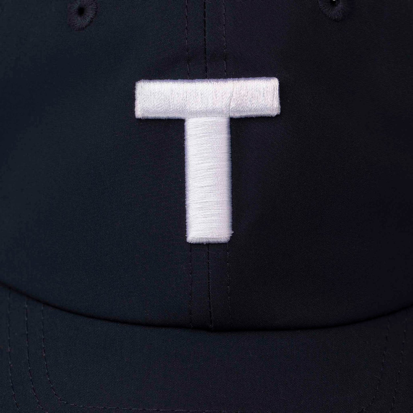 T Logo Golf Cap - Navy Pink Tartan