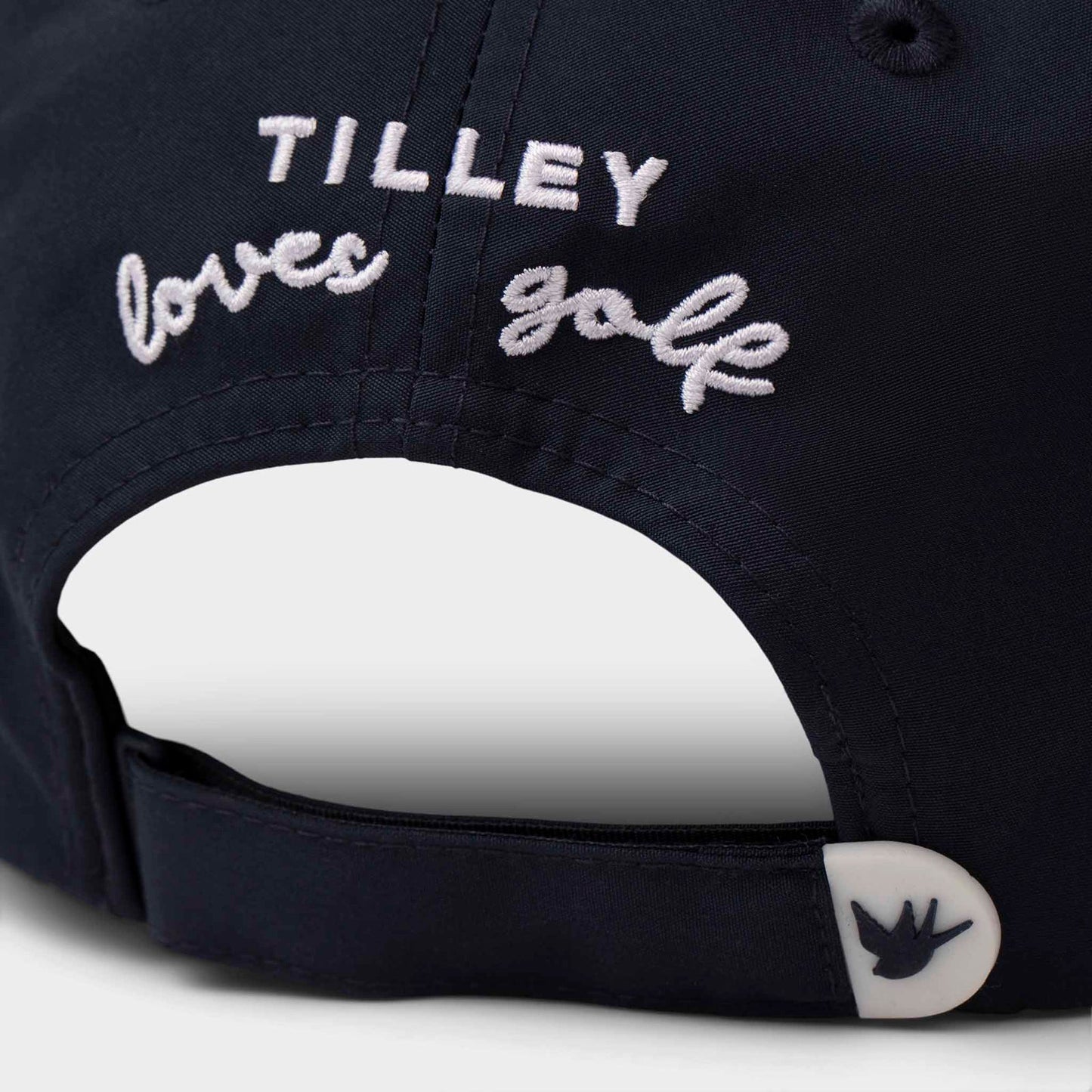 T Logo Golf Cap - Navy Pink Tartan