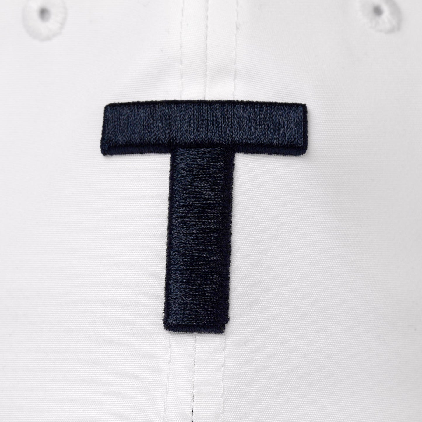 T Logo Golf Cap - White Pink Tartan