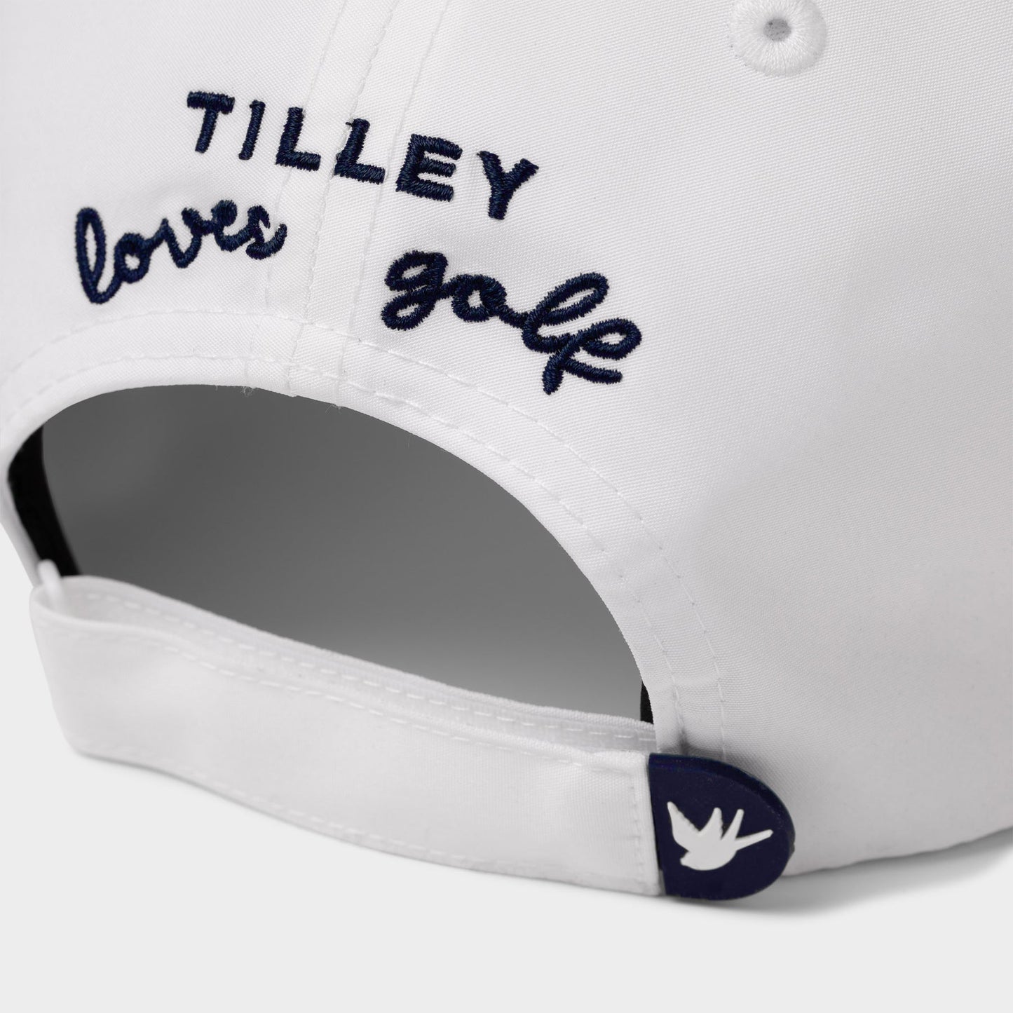 T Logo Golf Cap - White Pink Tartan