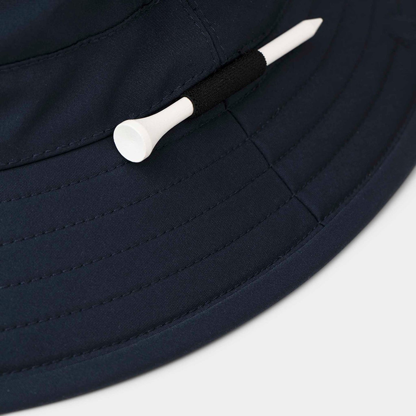 Golf Bucket Hat - Navy Pink Tartan