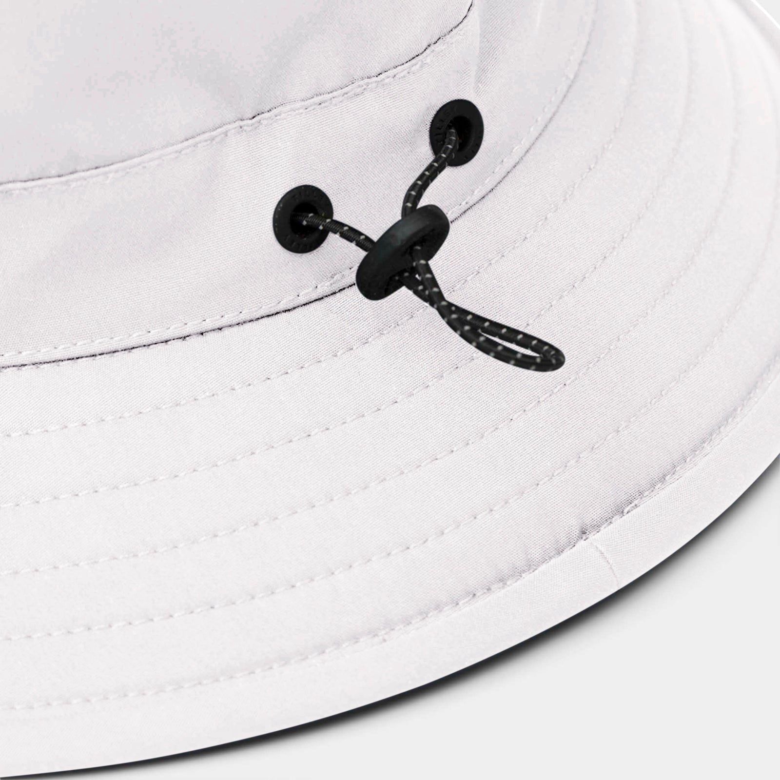 Golf Bucket Hat - White Pink Tartan