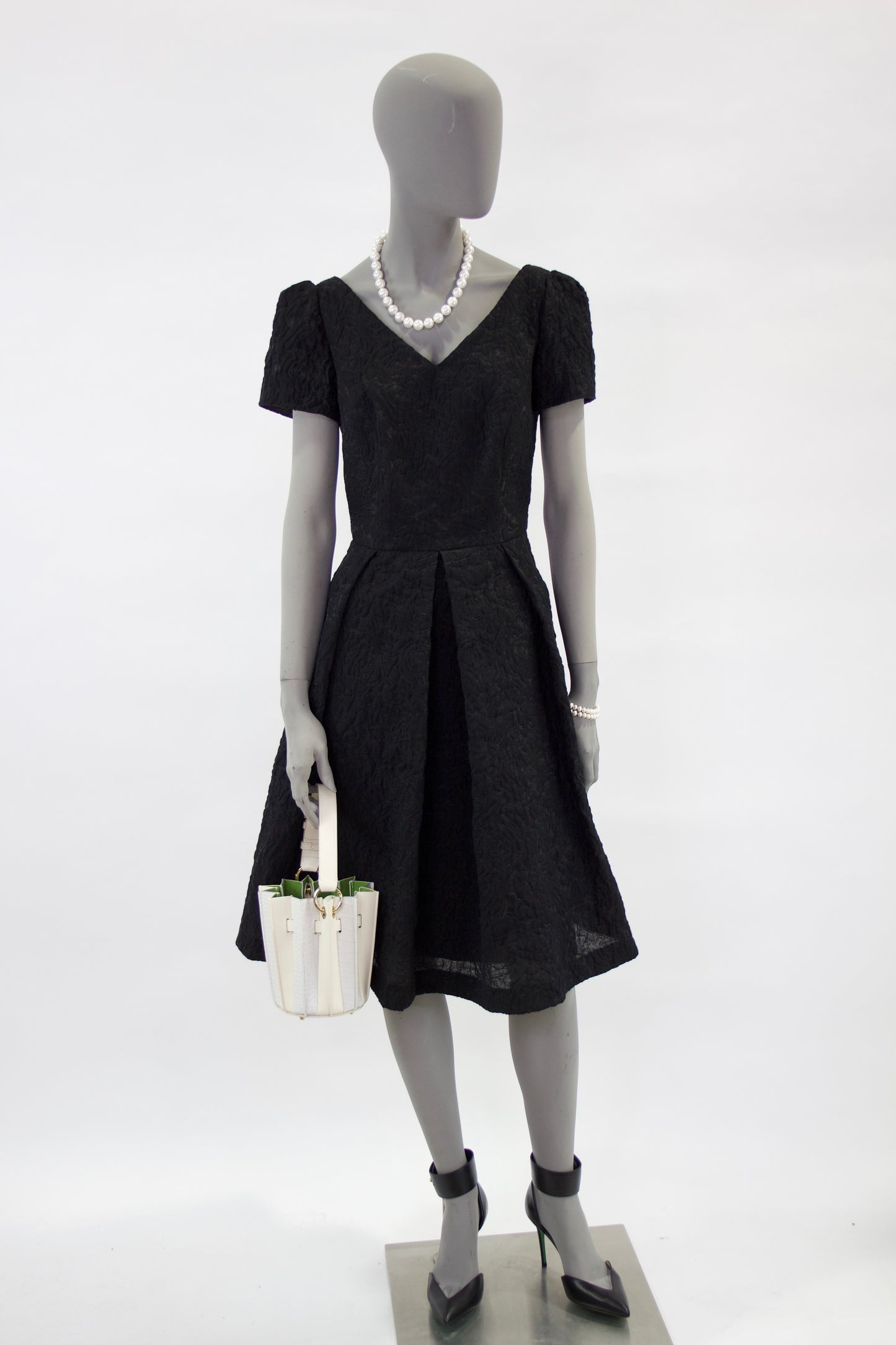 Marissa Short Sleeve Dress - Black Pink Tartan