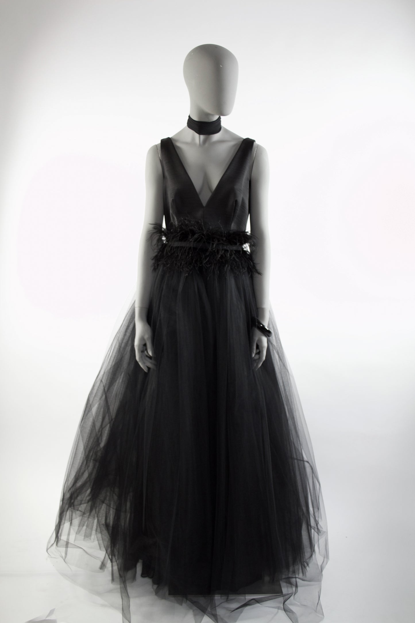 Natalie Tulle Dress - Black Pink Tartan