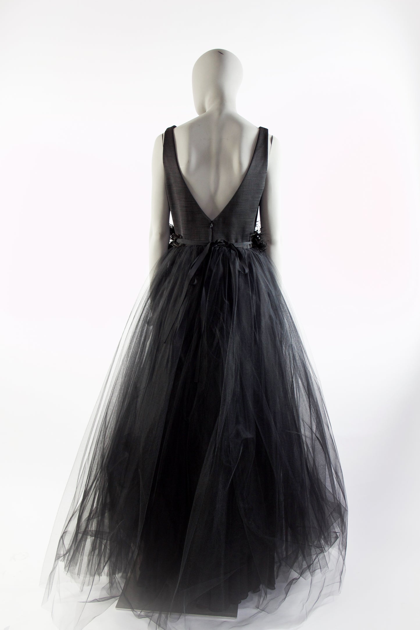 Natalie Tulle Dress - Black Pink Tartan