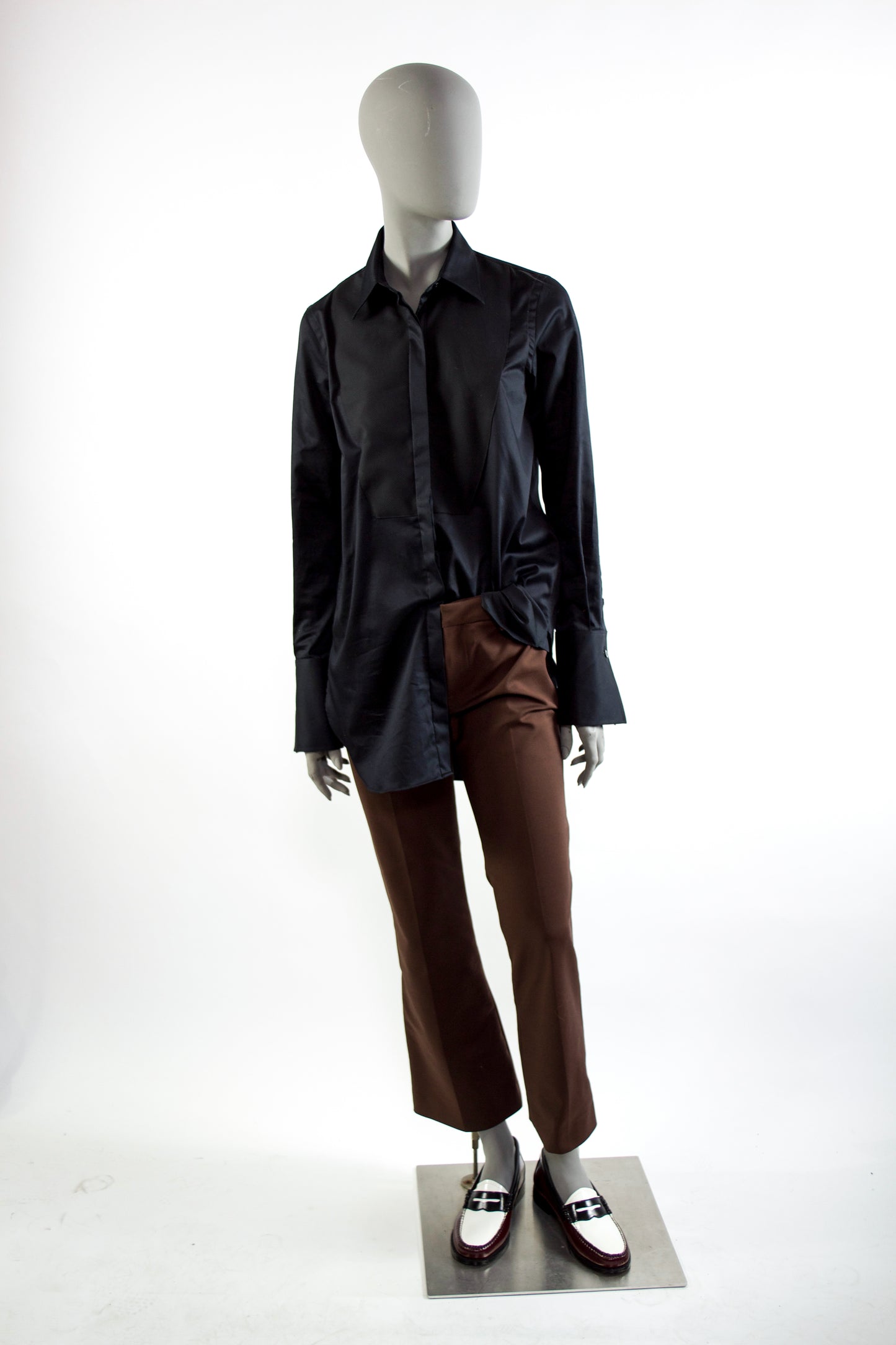 Stretch Flare Pant - Chestnut Pink Tartan