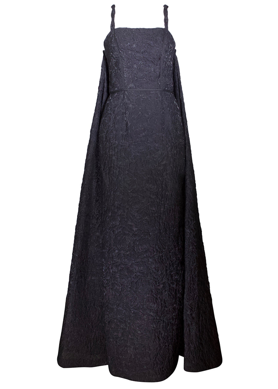 Front Slit Column Skirt - Black – Pink Tartan