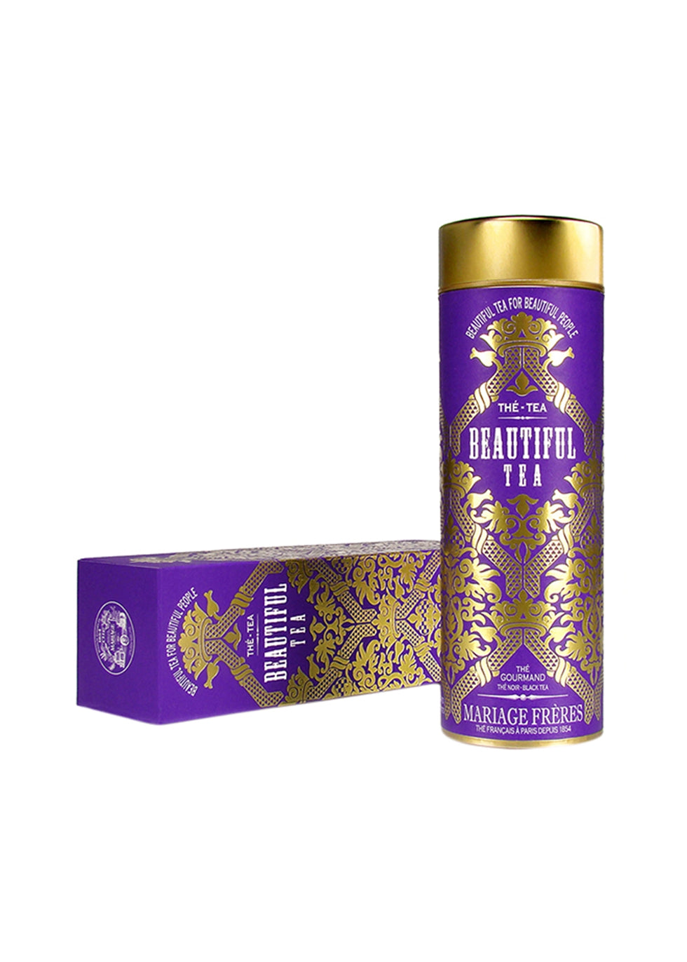 MF Beautiful Tea Falcon Tin Pink Tartan