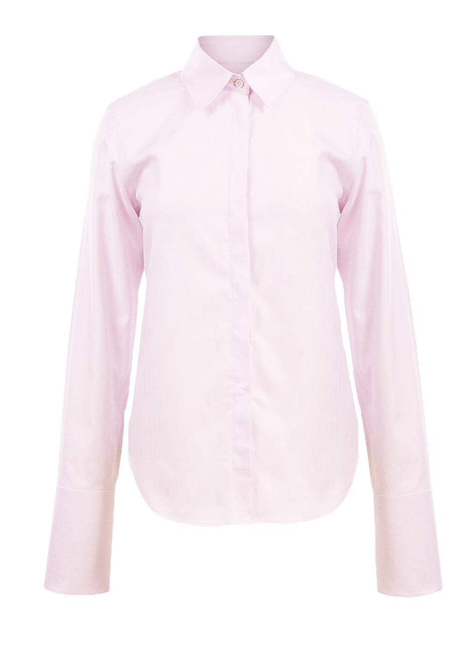 Newport Mini Twill Shirt - Pale Mauve Pink Tartan