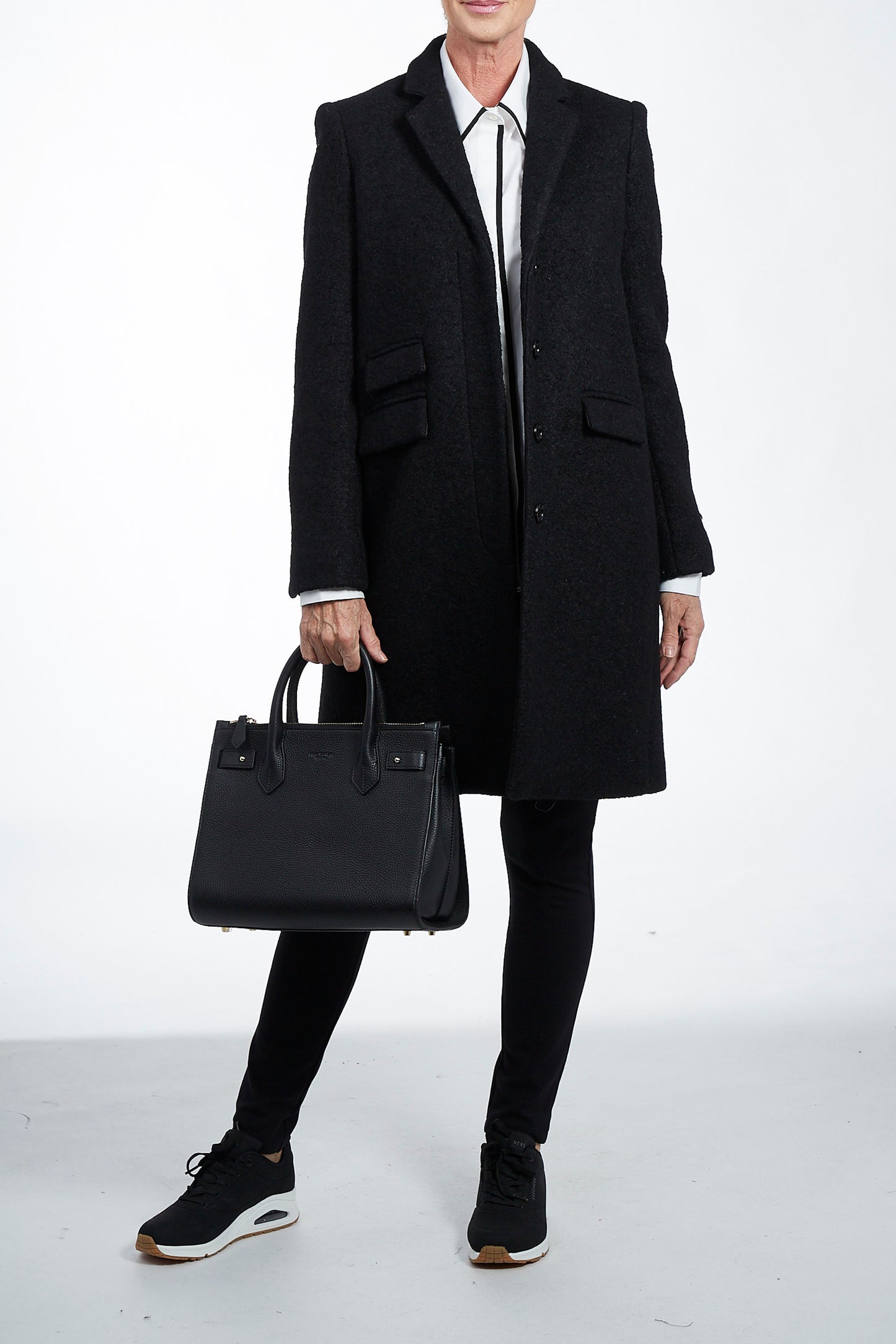 Newport Coat - Black Pink Tartan