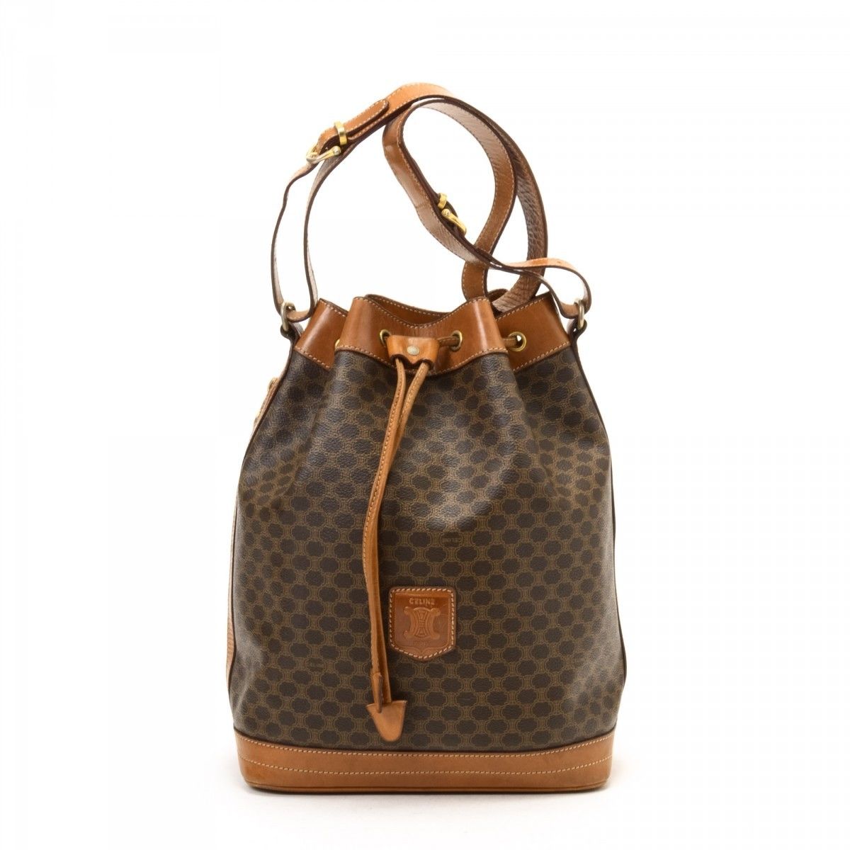Celine Bucket Bag - Macadam, Vintage Pink Tartan