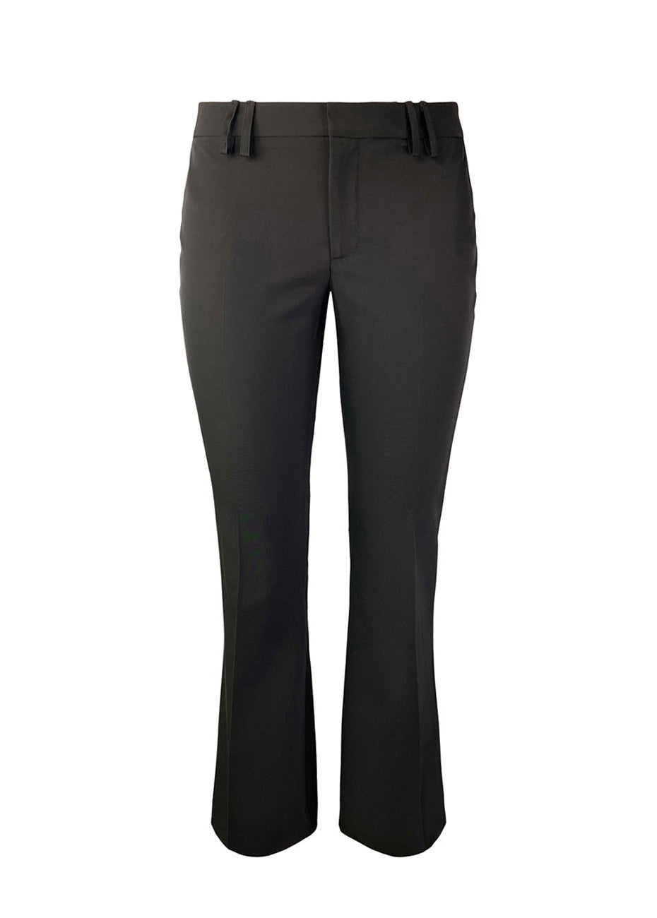 Flared stretch trousers - Black - Ladies