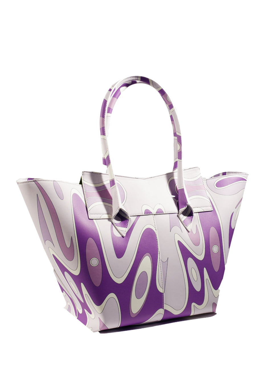 Toujour Tote - Lavender Print Pink Tartan