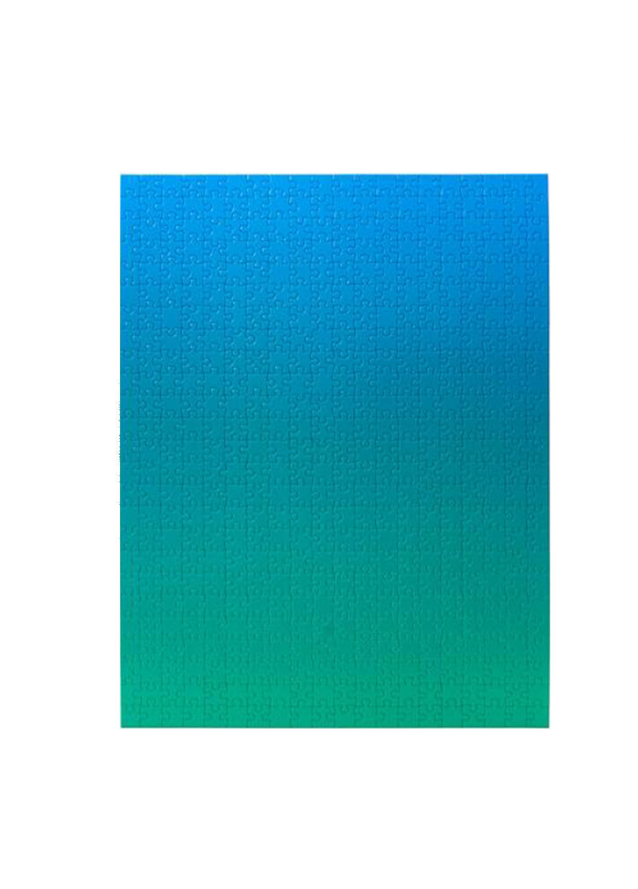 Gradient Puzzle - Blue/Green Pink Tartan