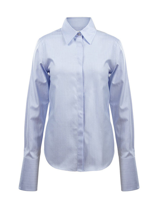 Newport Mini Twill Shirt - Blue Pink Tartan