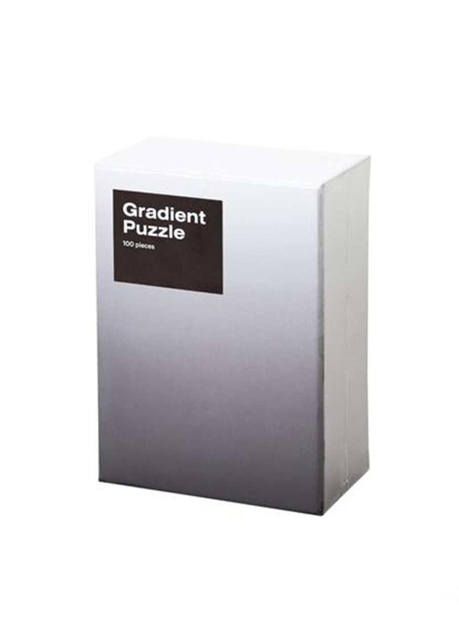 Gradient Puzzle - Black/White Pink Tartan