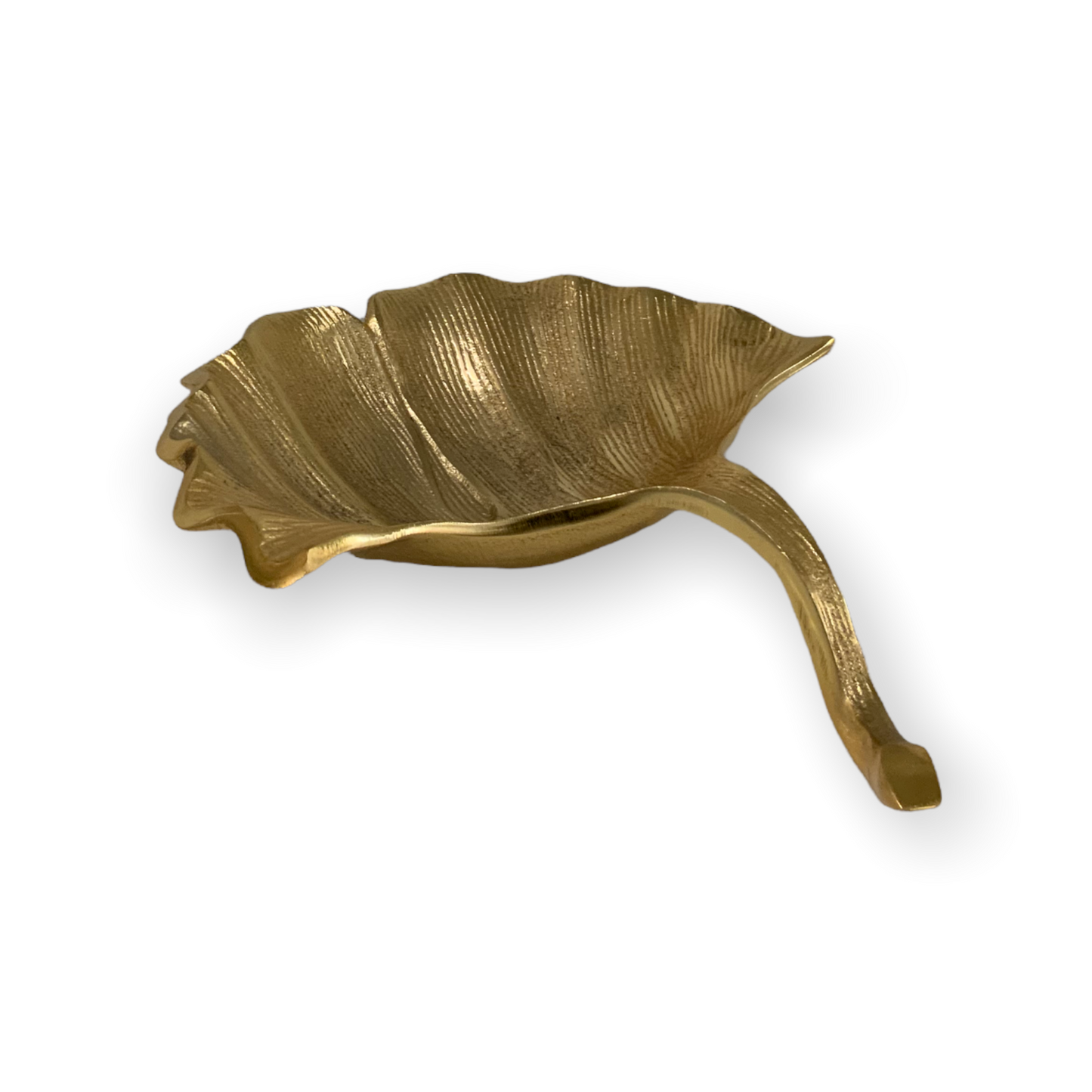 Ginkgo Leaf Dish Pink Tartan