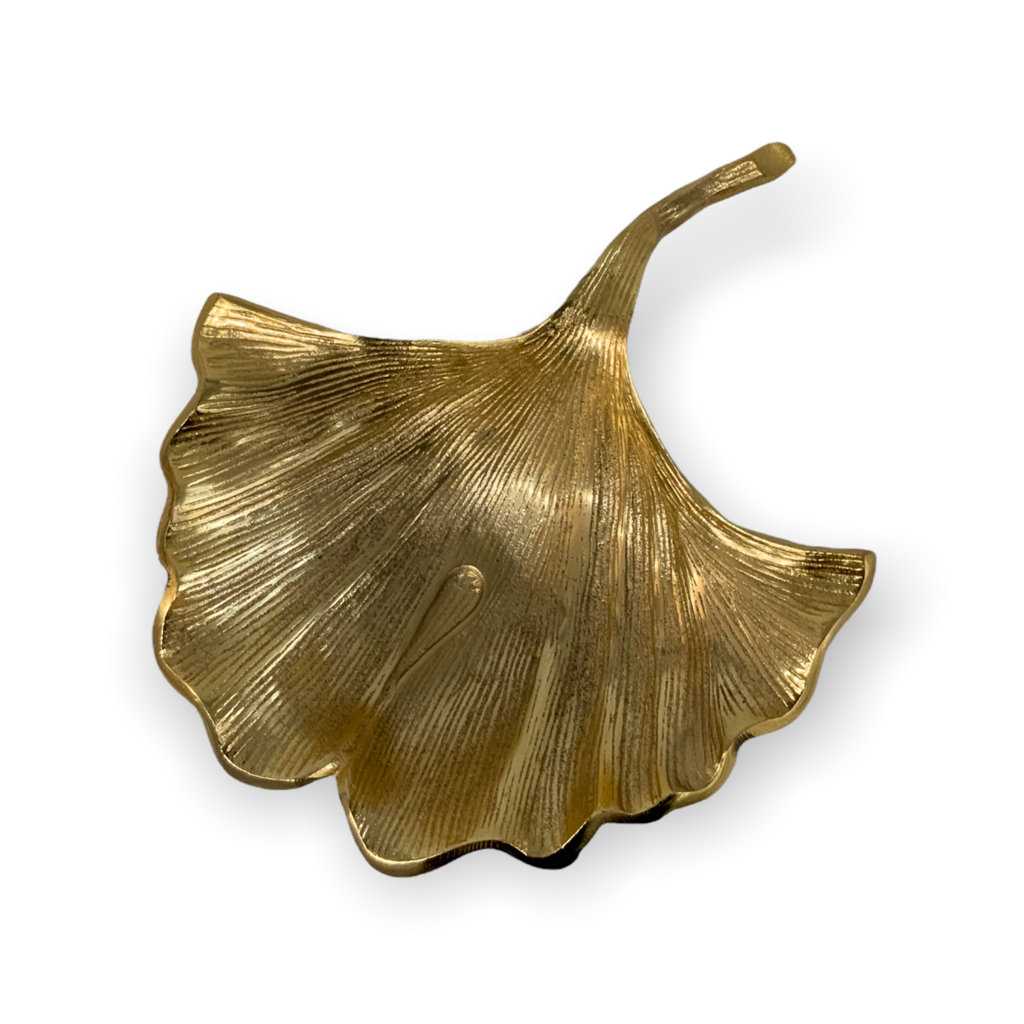 Ginkgo Leaf Dish Pink Tartan