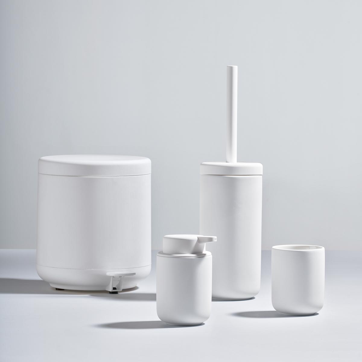 Toothbrush Cup - White Pink Tartan