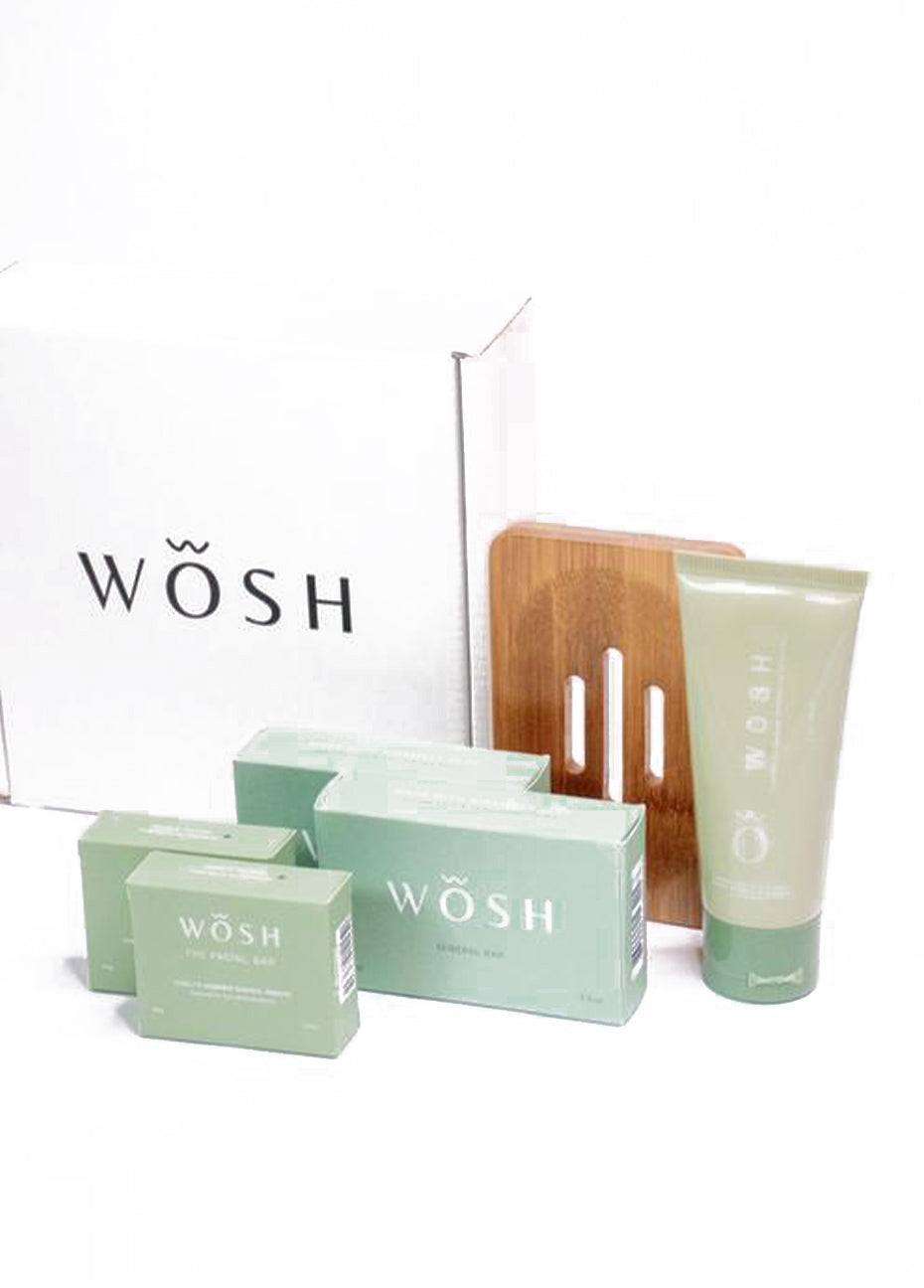 WOSH Love Your Skin's Microbiome Pink Tartan