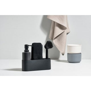 Dishwashing Set - Black Pink Tartan