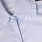 Ruffle Collar Shirt - Blue