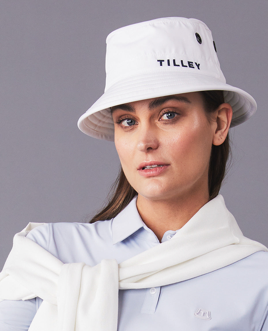 Tilley Golf Bucket Hat - White - L