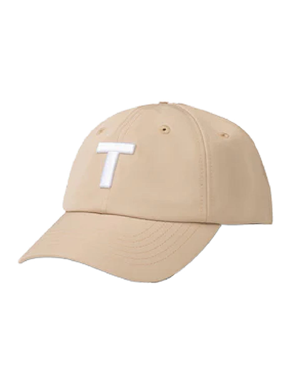 T Logo Golf Cap - Tan