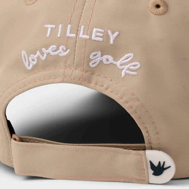 T Logo Golf Cap - Tan