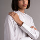 Cutaway Tunic Shirt - White