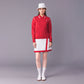 Pleated Collar Polo - Red