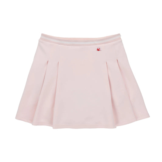 Striped Airloft Pleated Skirt - Barely Pink