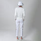 Contrast Bar Stripe Cardigan - White