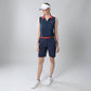 Sleeveless Polo - Navy