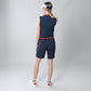 Sleeveless Polo - Navy