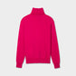 Stretch Merino Turtleneck - Fuchsia