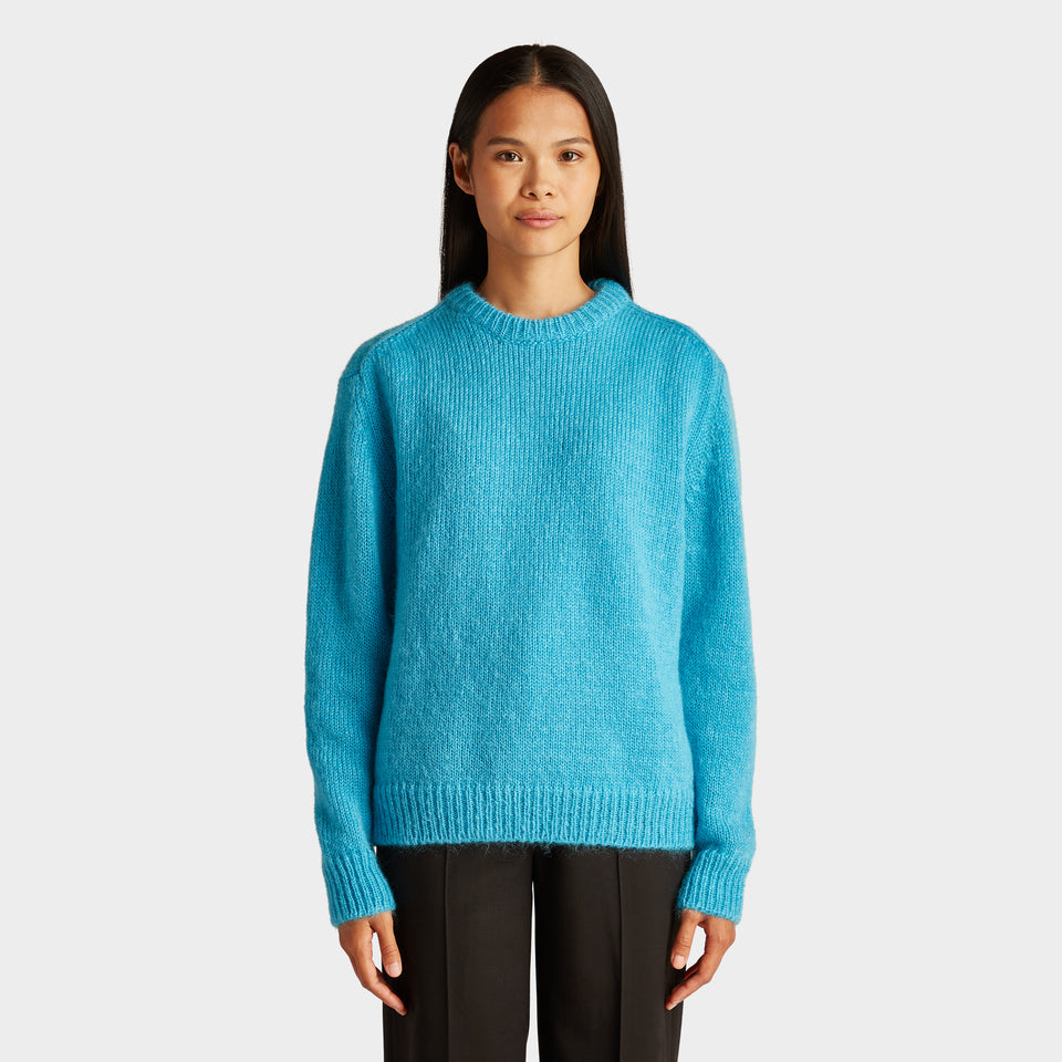 Italian Mohair Sweater - Blue