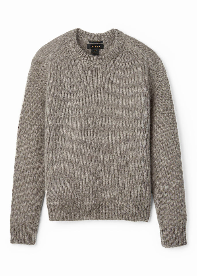 Italian Mohair Sweater - Grey