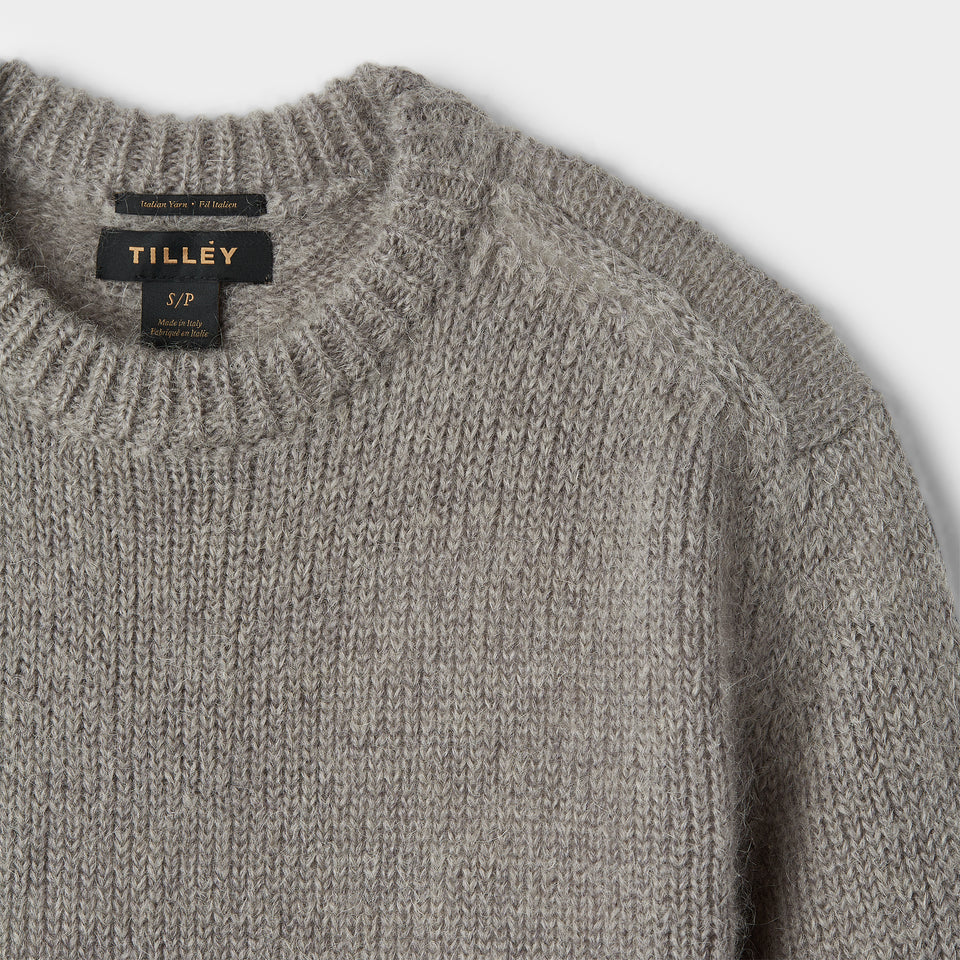 Italian Mohair Sweater - Grey