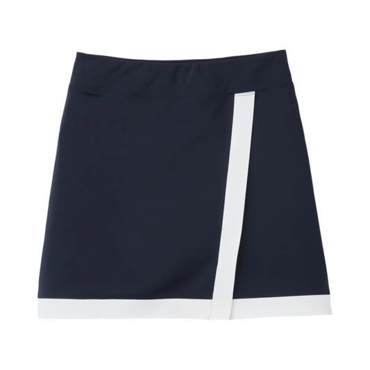 Contrast Stripe Skort - Navy