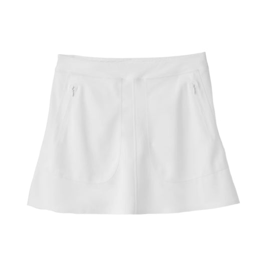 A-Line Pocket Performance Skort - White