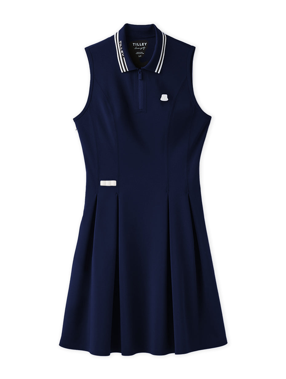Polo Dress - Navy