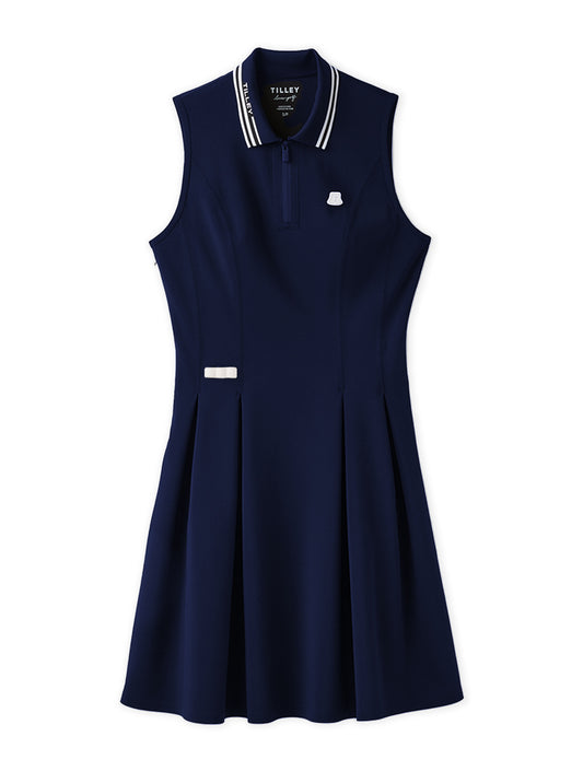 Polo Dress - Navy